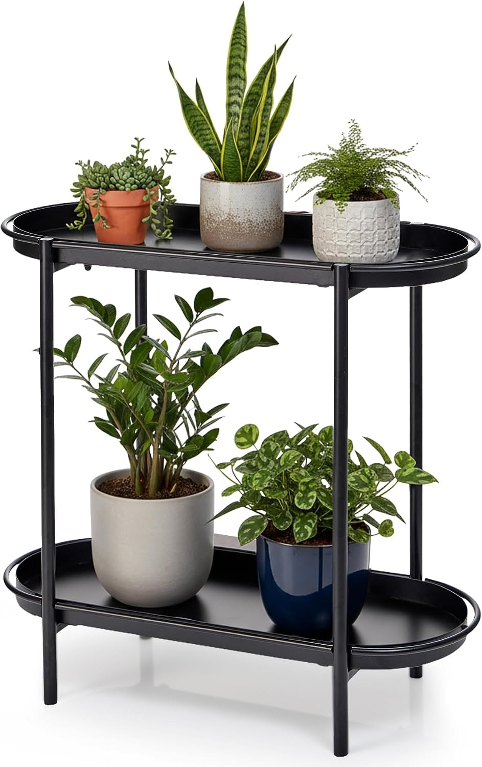 Home Essentials Bathroom Rack - Grote metalen 2-laags multifunctionele standaard –