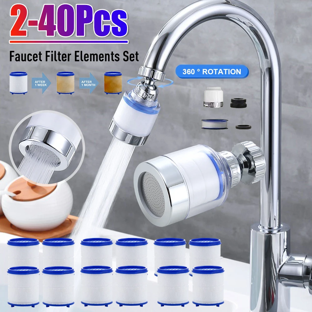 Home Kitchen Bathroom Marketing - Kraanfilterelement Waterzuiveringsfilter Verwijder chloor Zware metalen