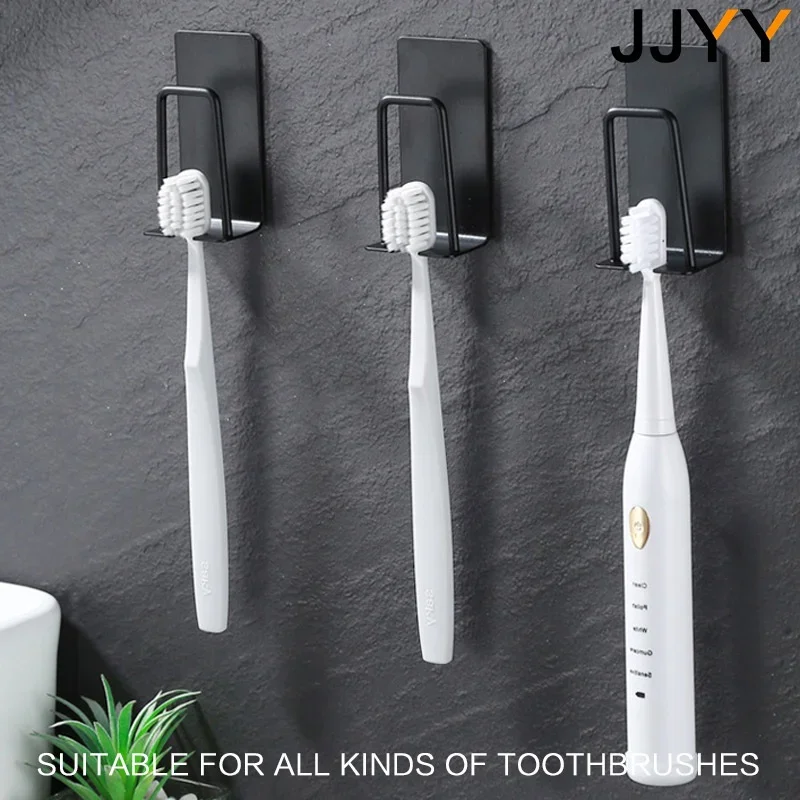 Home Essentials Bathroom Rack - Roestvrijstalen tandenborstelhouder Creatieve badkamerbeker Traceless Stand