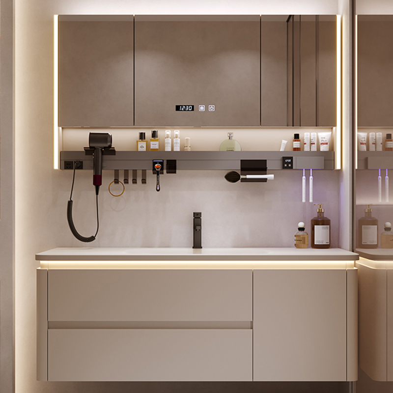 Home Bathroom Vanity Combo - Moderne eenvoudige badkamerkasten wastafel vintage ijdelheid