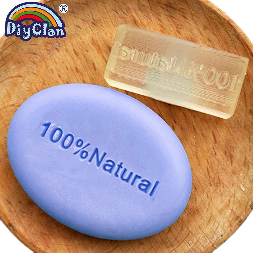 Glass Soap Dish - Handgemaakte hars heldere zeep stempel 100%