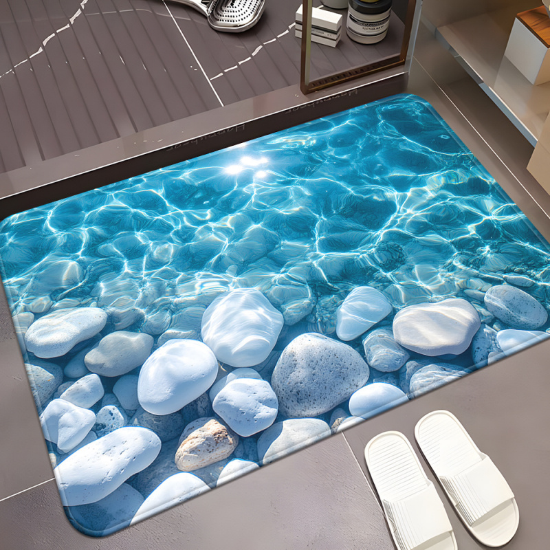 Zara Home Bathroom Rug - VIKAMATransparent waterstone badkamervloermat, deurmat, keukentapijt, badkamervloermat,