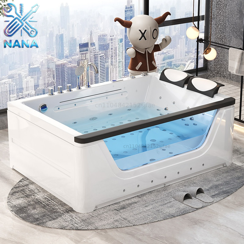 Home Bathroom Jacuzzi - 2-persoons acryl jacuzzi met waterval whirlpool