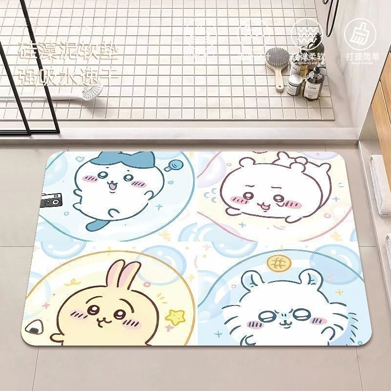 Home One Bathroom Accessories - Anime Chiikawa Hachiware Usagi Diatomeeën Modder
