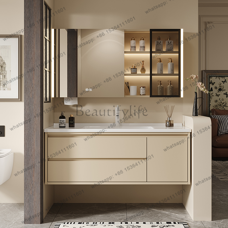 Home Bathroom Vanity Combo - Organisator Opbergruimte Badkamerkast Planken Toilet Display