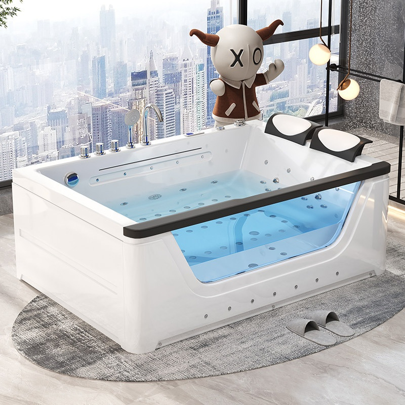 Home Bathroom Jacuzzi - 2-persoons acryl jacuzzi met waterval whirlpool