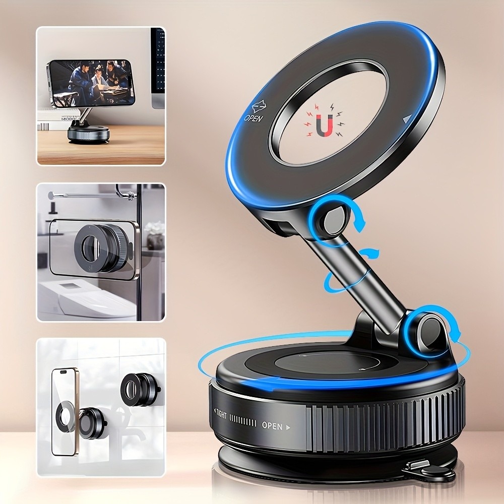 Home One Bathroom Accessories - Zuignap Magnetische Telefoonhouder Vacuümzuig Telefoonstandaard Beugel