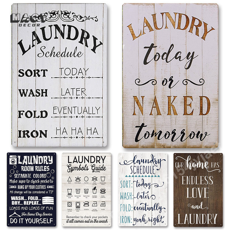 Slogan Metalen Tin Bord Wasrui - Home Bathroom Furniture recensie en prijs