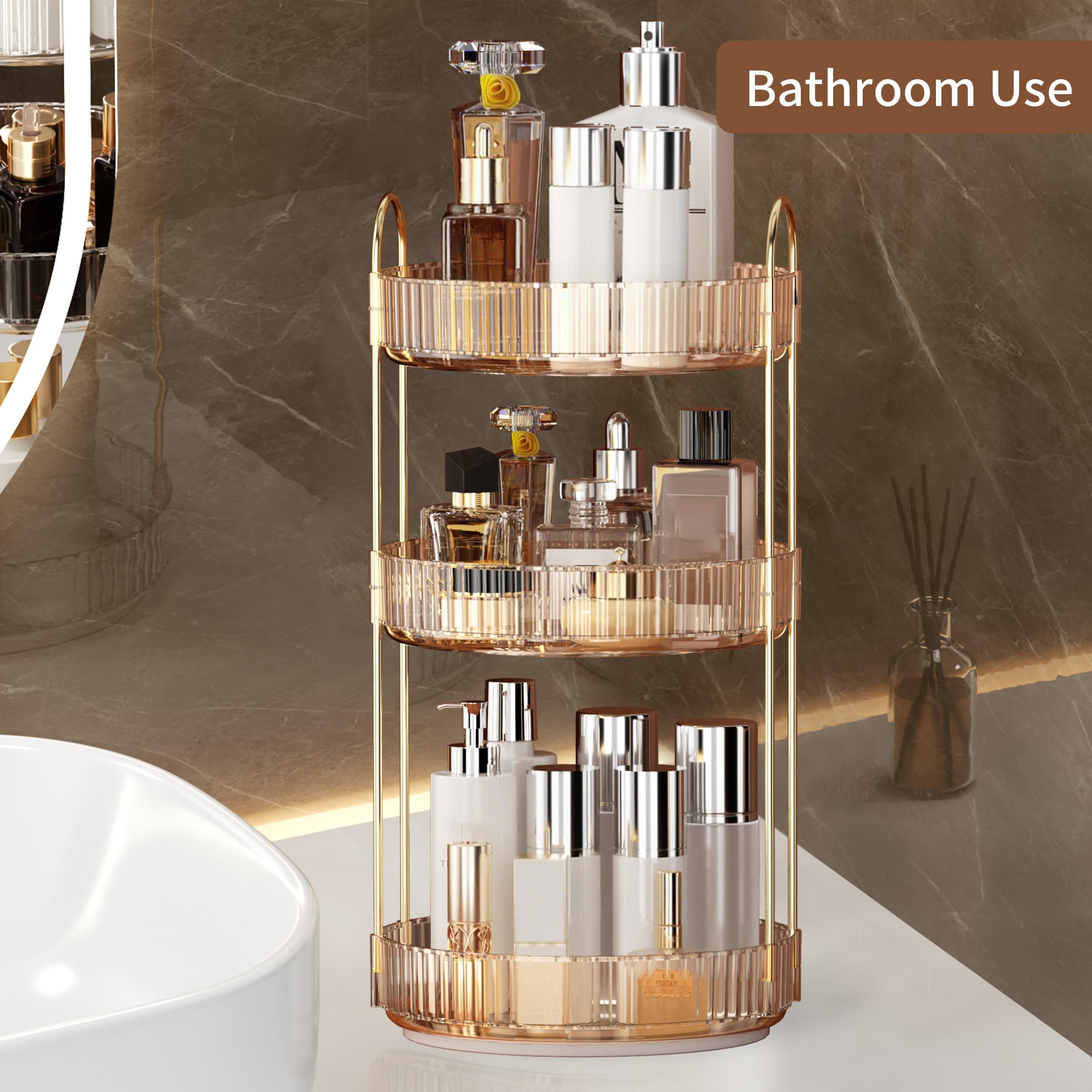 360° Draaibare Make-up Organiz - Home Essentials Bathroom Storage recensie en prijs