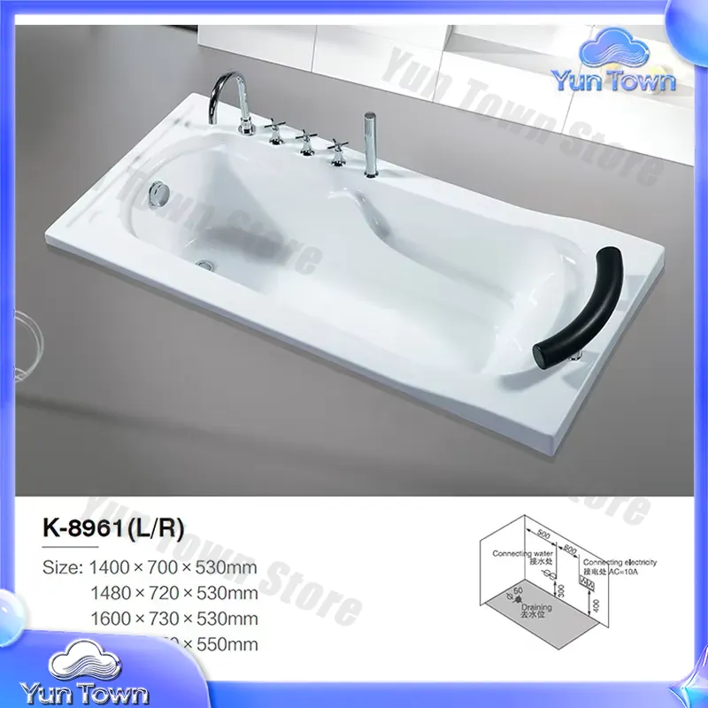 Enkelvoudige bubbelbad voor th - Home Bathroom Jacuzzi recensie en prijs