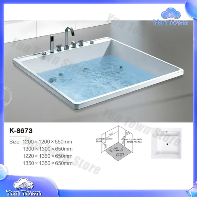 Enkelvoudige bubbelbad voor th - Home Bathroom Jacuzzi recensie en prijs