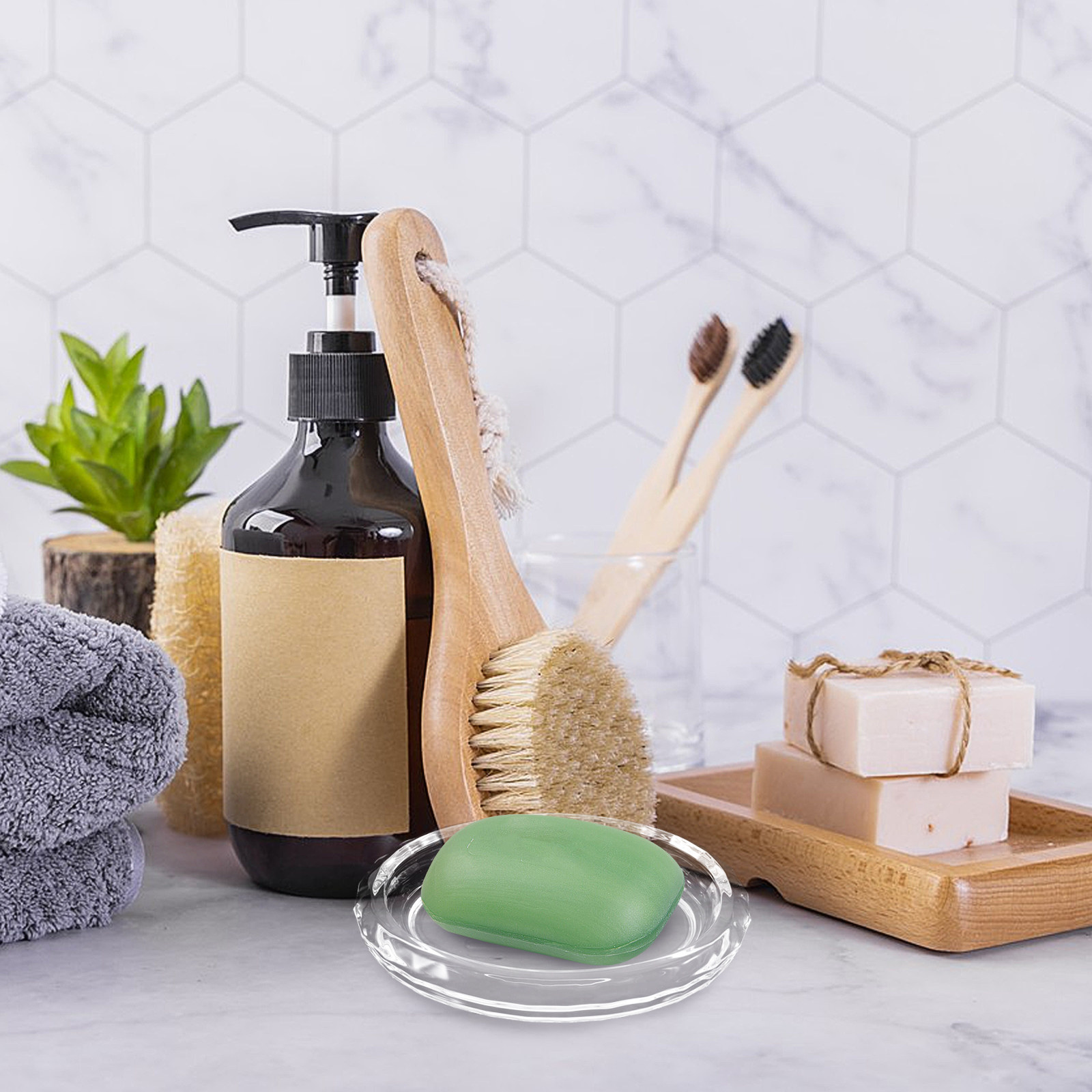 2 stuks hoogwaardige transpara - Glass Soap Dish recensie en prijs
