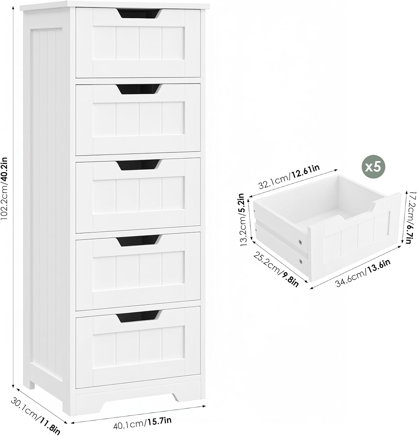 Vrijstaande badkameropbergkast - Home Bathroom Furniture recensie en prijs