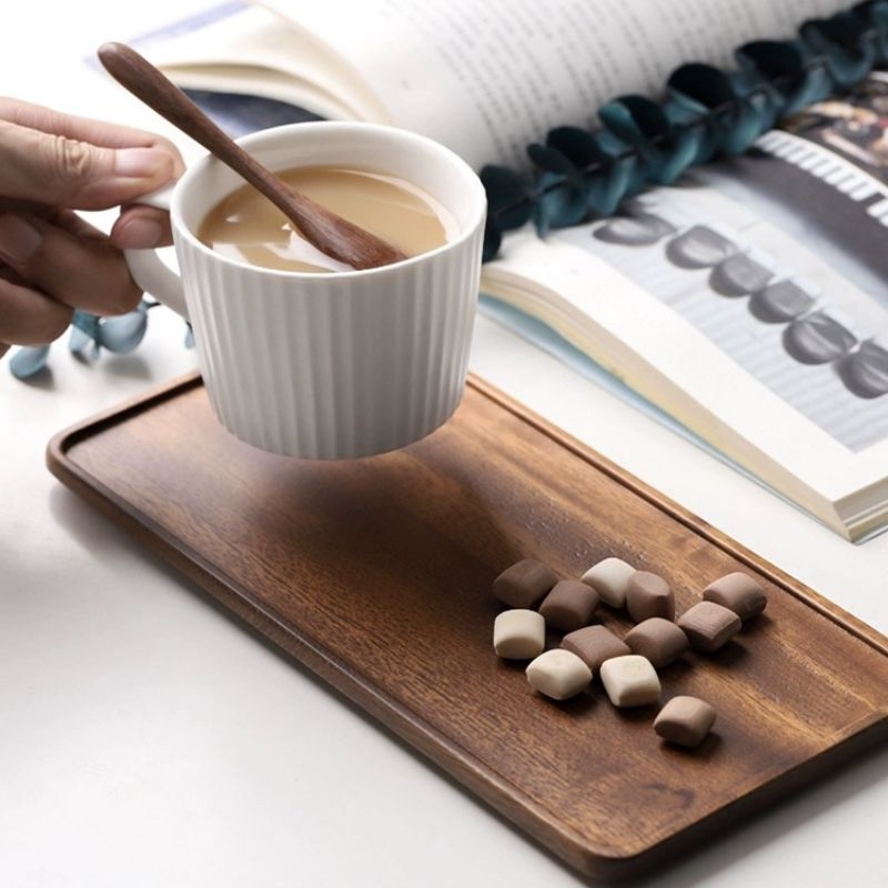 Natuurlijk houten rechthoekig  - Home Bathroom Vanity recensie en prijs