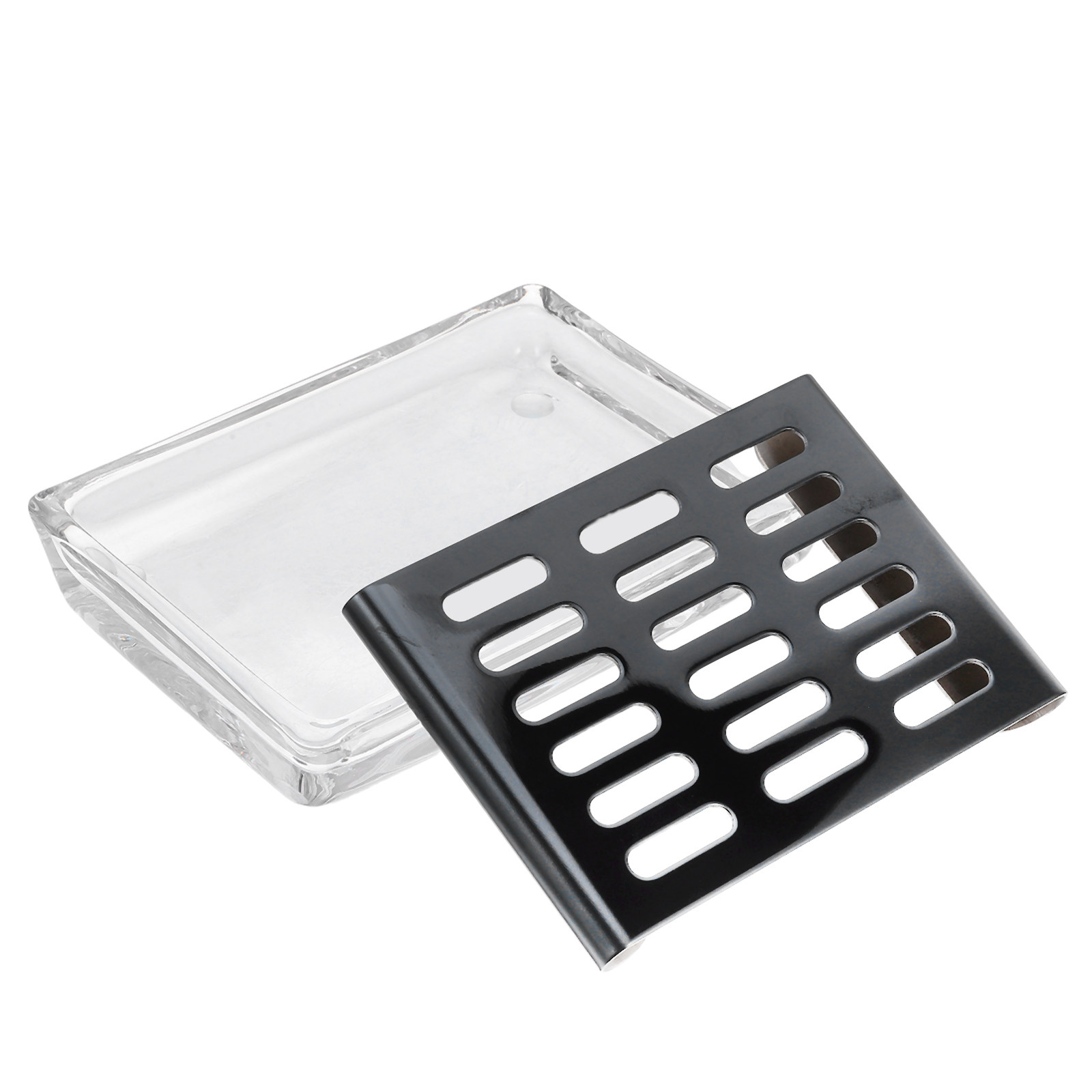 Rechthoekige glazen zeepbak me - Glass Soap Dish recensie en prijs