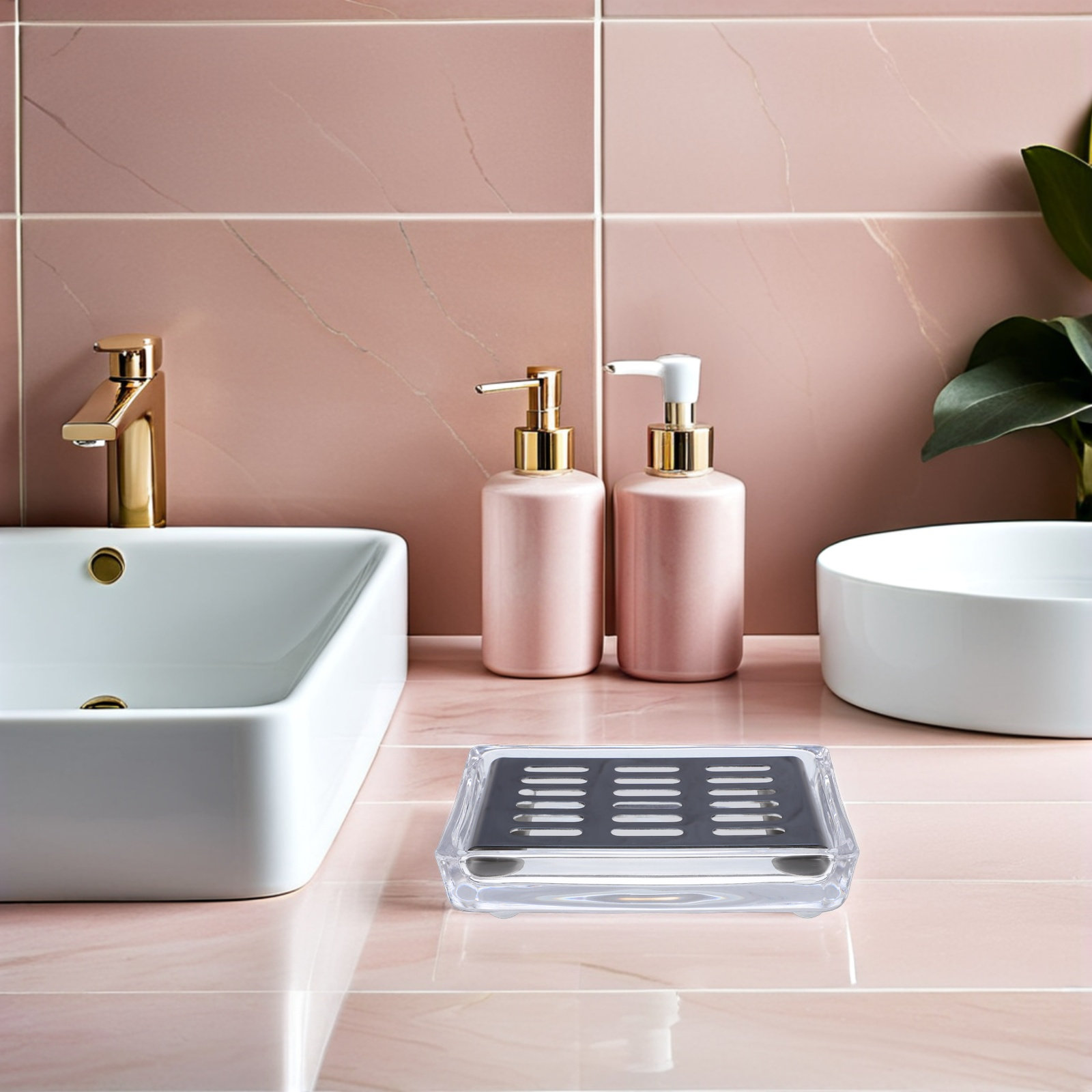 Rechthoekige glazen zeepbak me - Glass Soap Dish recensie en prijs