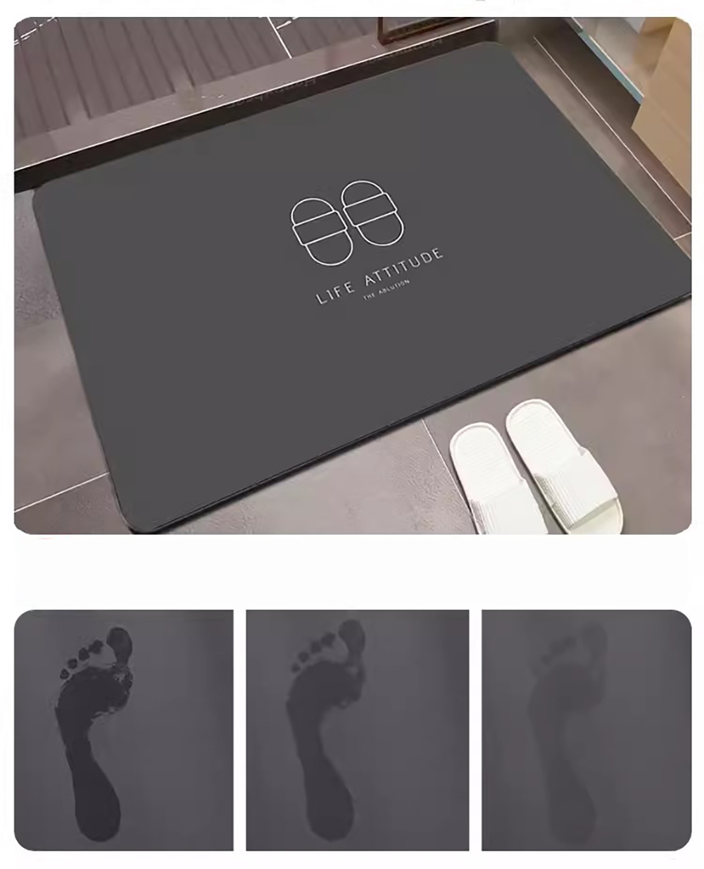 Antislip badkamerdeurmat, diat - Home One Bathroom Accessories recensie en prijs
