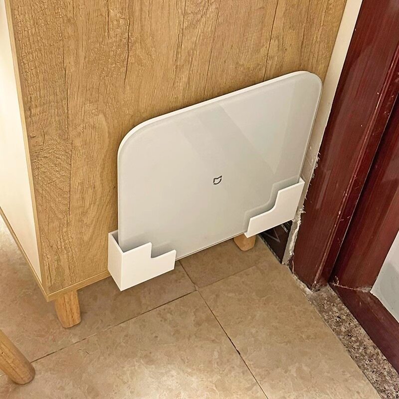 Witte zelfklevende weegschaalh - Home Bathroom Organizer recensie en prijs