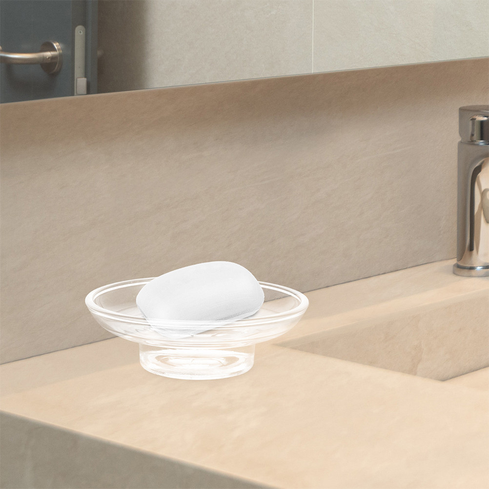 Glazen zeepbakje, transparant  - Glass Soap Dish recensie en prijs