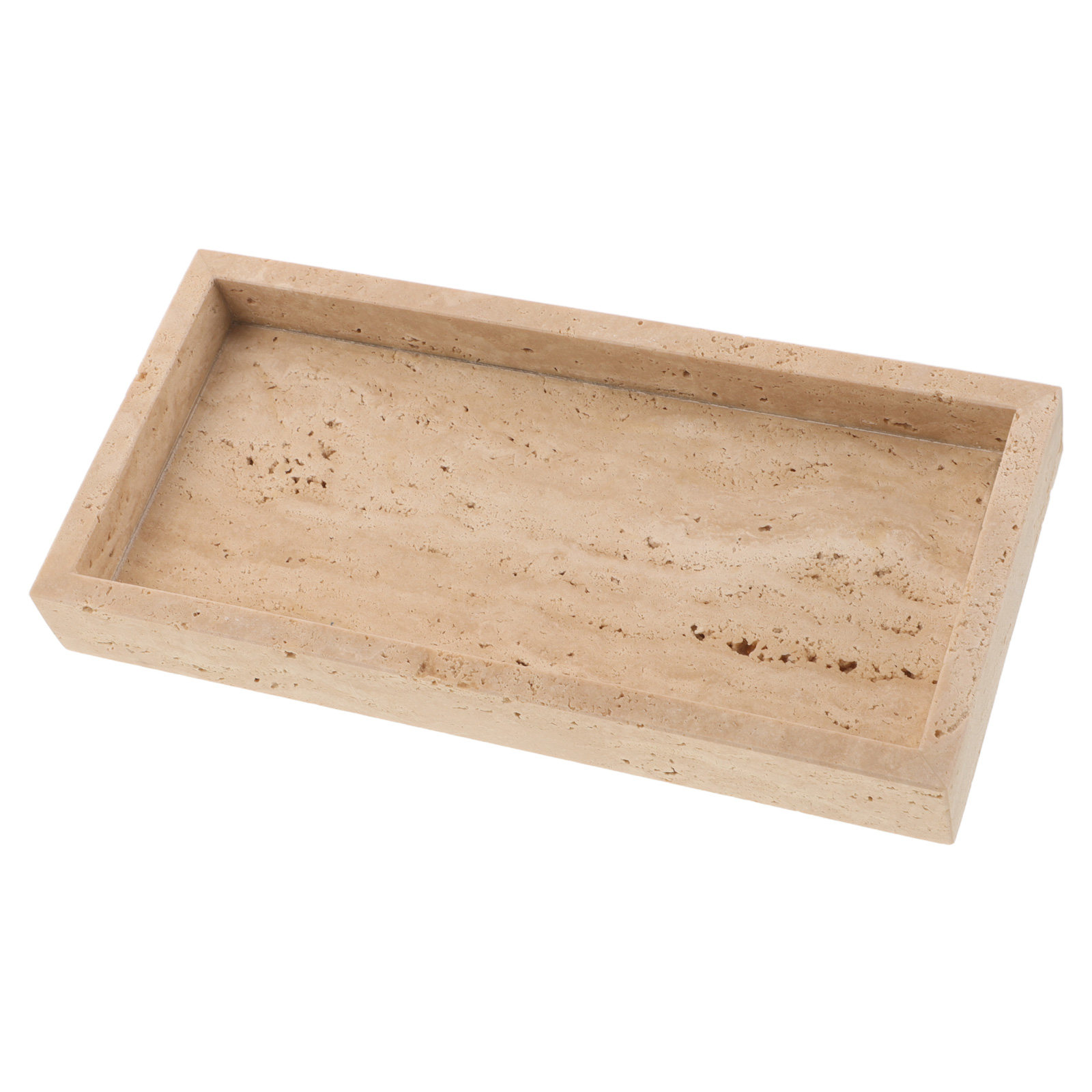 Rechthoekige marmeren wastafel - Home Bathroom Organizer recensie en prijs