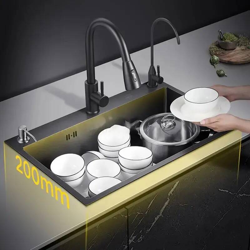 Badkamer Zwarte Nano Keukenkra - Home One Bathroom Accessories recensie en prijs