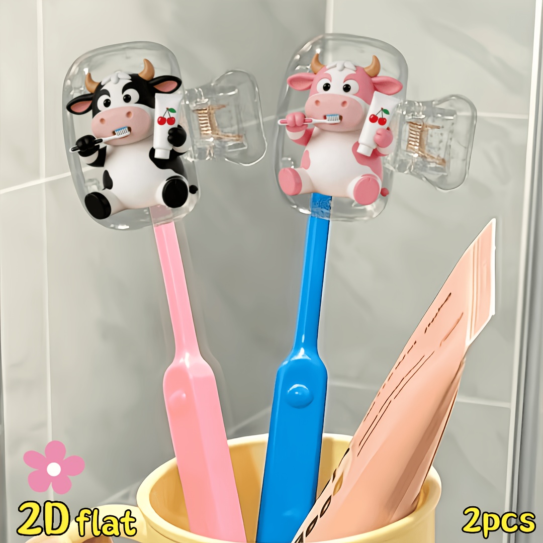 2 stuks Koeien-tandenborstelho - Home Essentials Bathroom Storage recensie en prijs