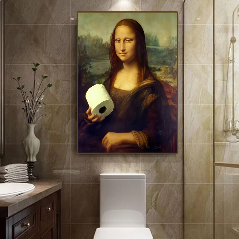 1pc grappige abstracte badkame - Home Bathroom Furniture recensie en prijs
