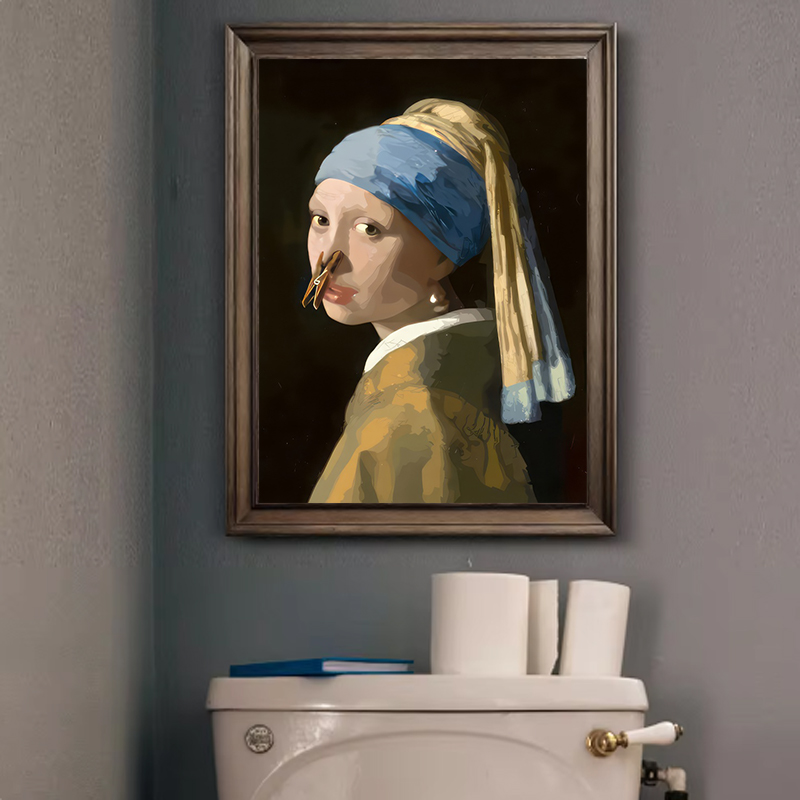 1pc grappige abstracte badkame - Home Bathroom Furniture recensie en prijs