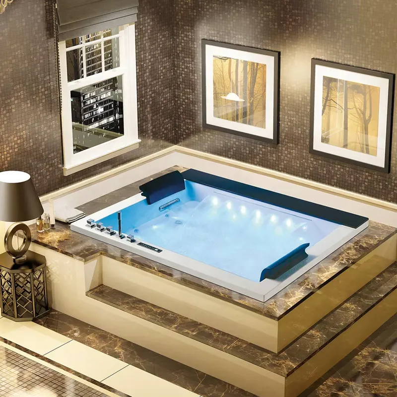 Dubbele badkuip jacuzzi met di - Home Bathroom Jacuzzi recensie en prijs