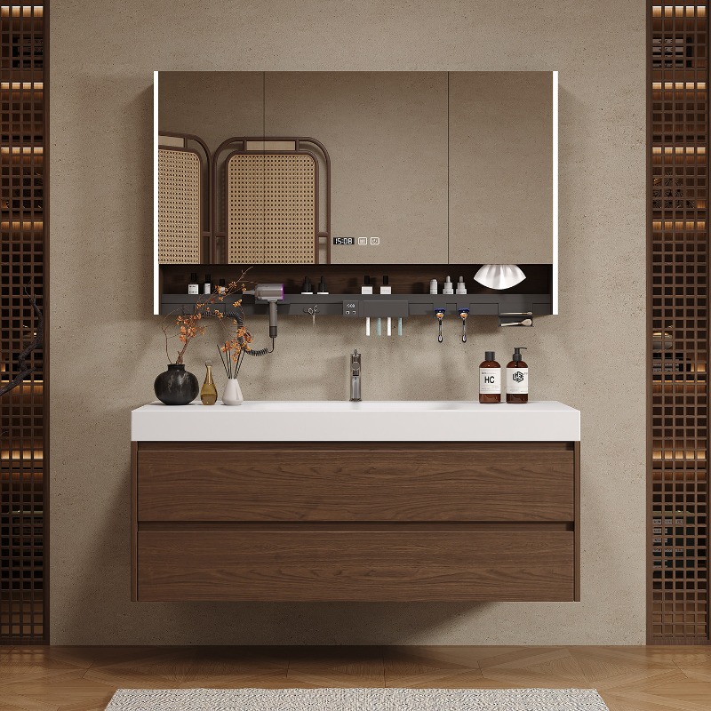Houten scheidingswanden Badkam - Home Bathroom Vanity Combo recensie en prijs