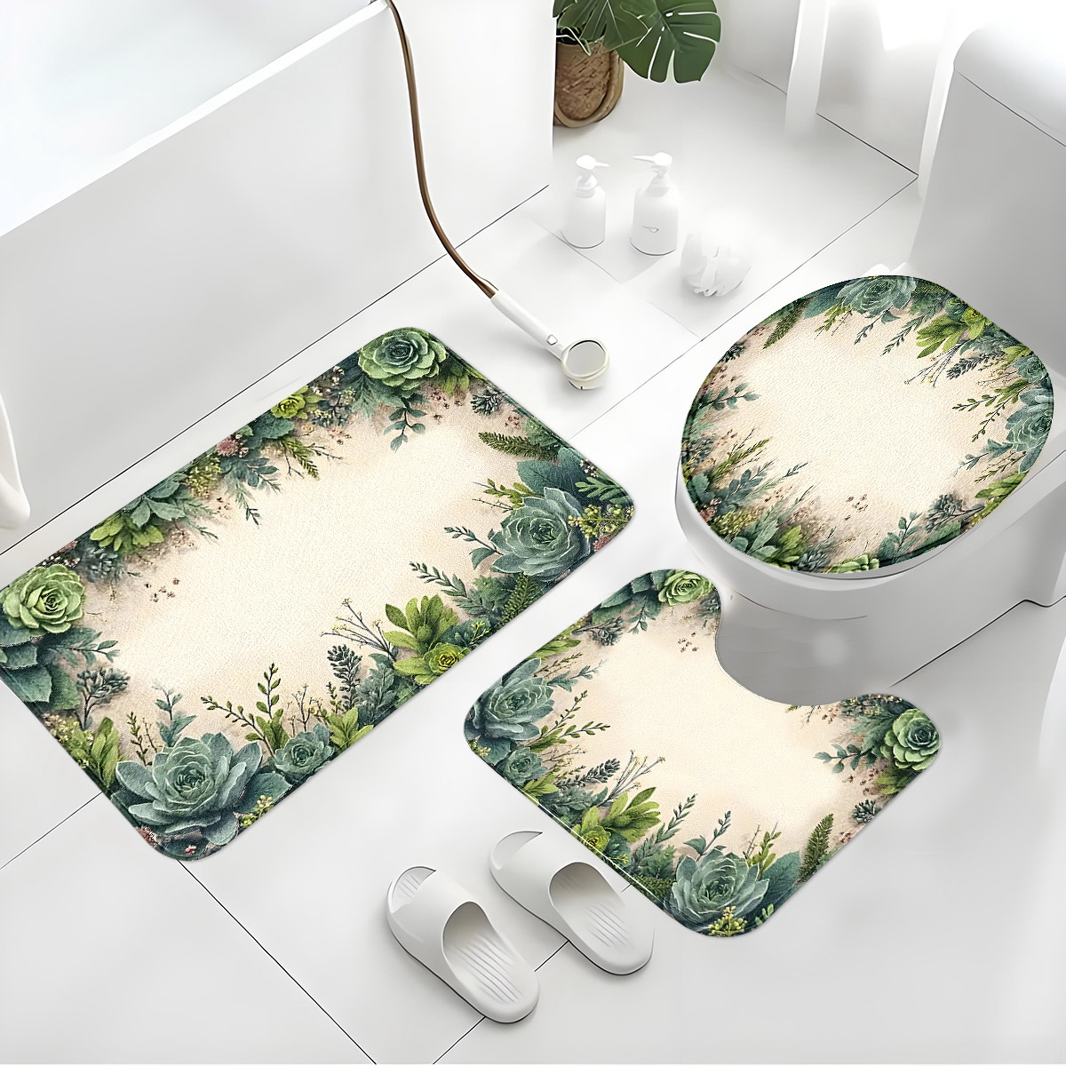 Retro succulente badkamerset v - Zara Home Bathroom Rug recensie en prijs