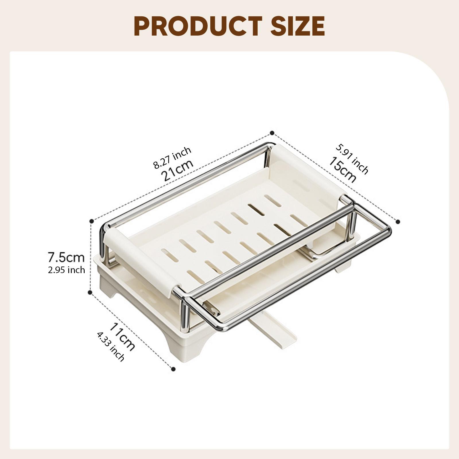 Sponshouder voor de keukenkraa - Home Essentials Bathroom Rack recensie en prijs