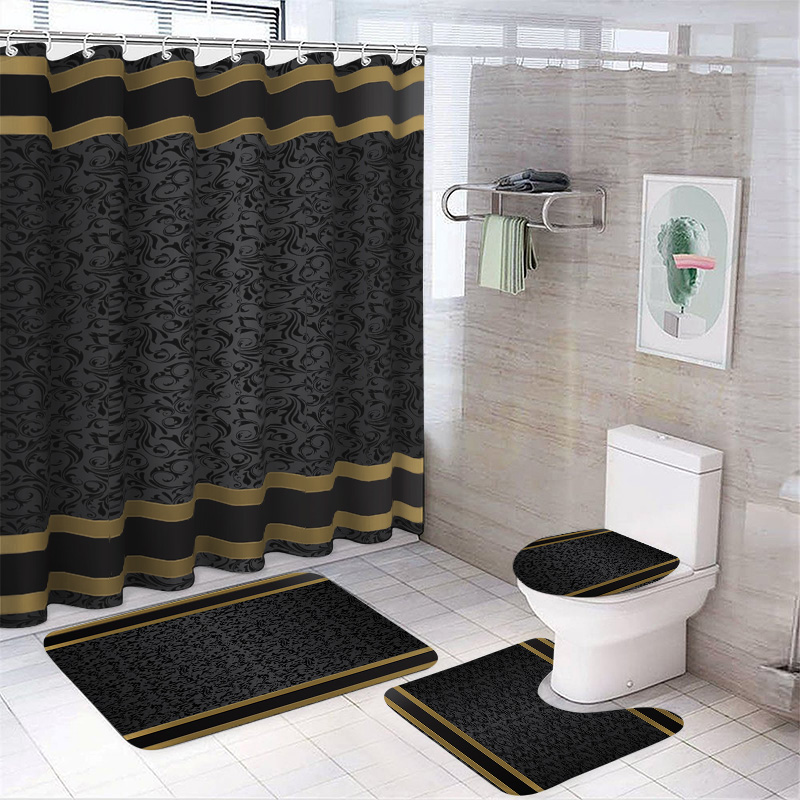 Luxe zwart en goud badkamerset - Zara Home Bathroom Rug recensie en prijs