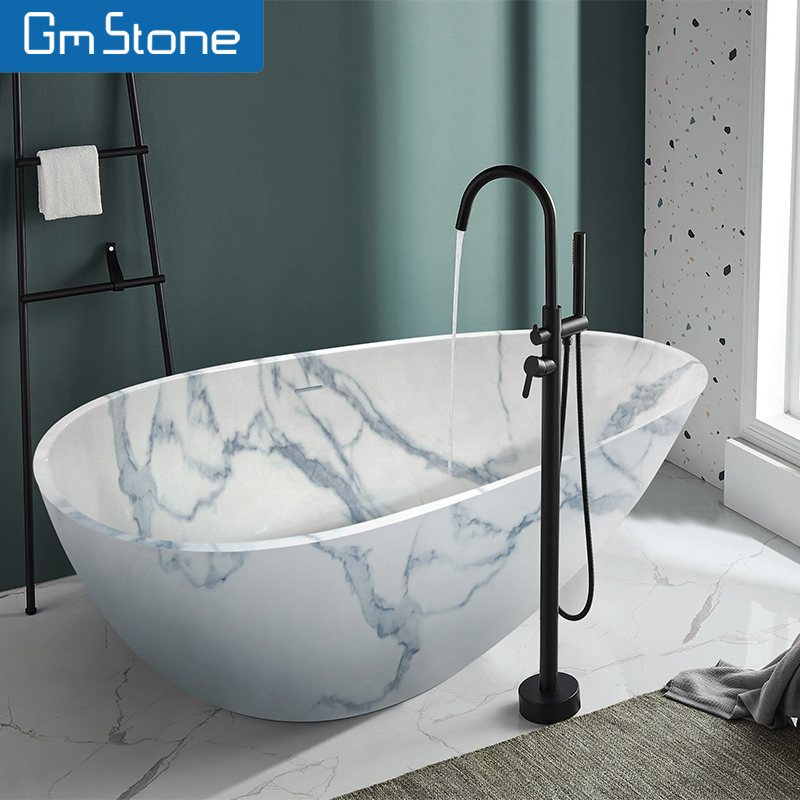Bad Blauw Wit Porselein Textuu - Home Bathroom Jacuzzi recensie en prijs