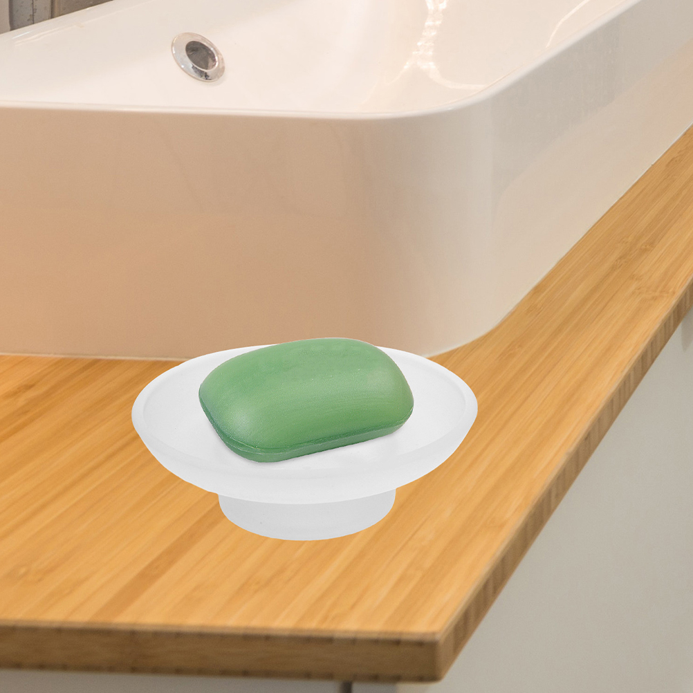 Matglas zeepbakje rond helder  - Glass Soap Dish recensie en prijs