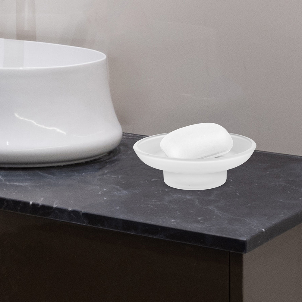 Matglas zeepbakje rond helder  - Glass Soap Dish recensie en prijs