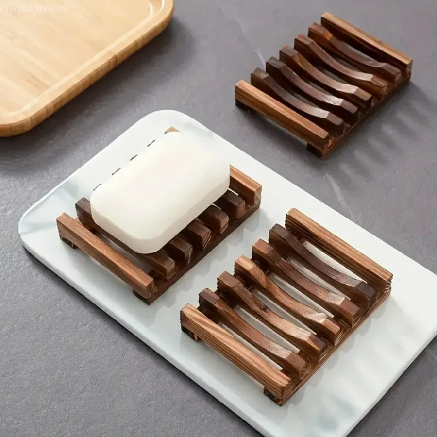 Natuurlijke bamboe zeephouder, - Home Essentials Bathroom Storage recensie en prijs