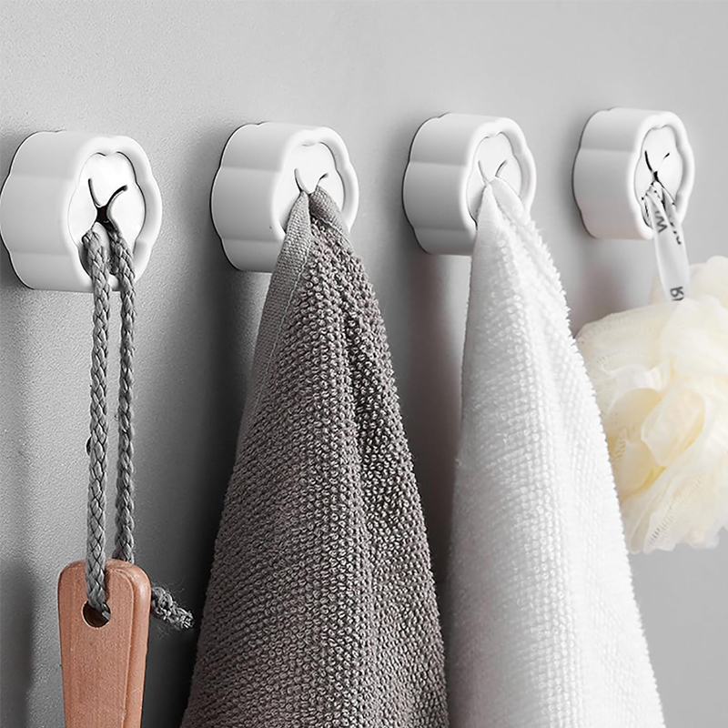 6 STKS Zelfklevende handdoekho - Home Bathroom Organizer recensie en prijs