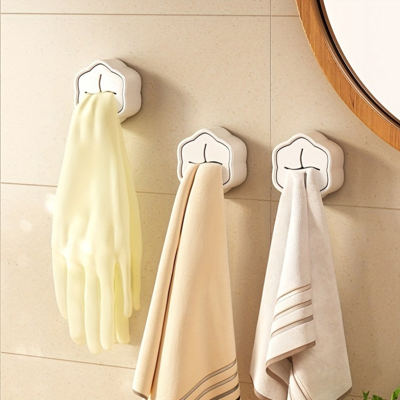 6 STKS Zelfklevende handdoekho - Home Bathroom Organizer recensie en prijs