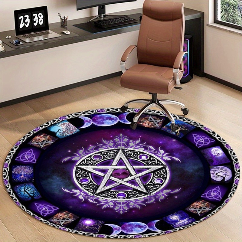 Rond blauw drakenkleed Fantasy - Home Bathroom Trends recensie en prijs