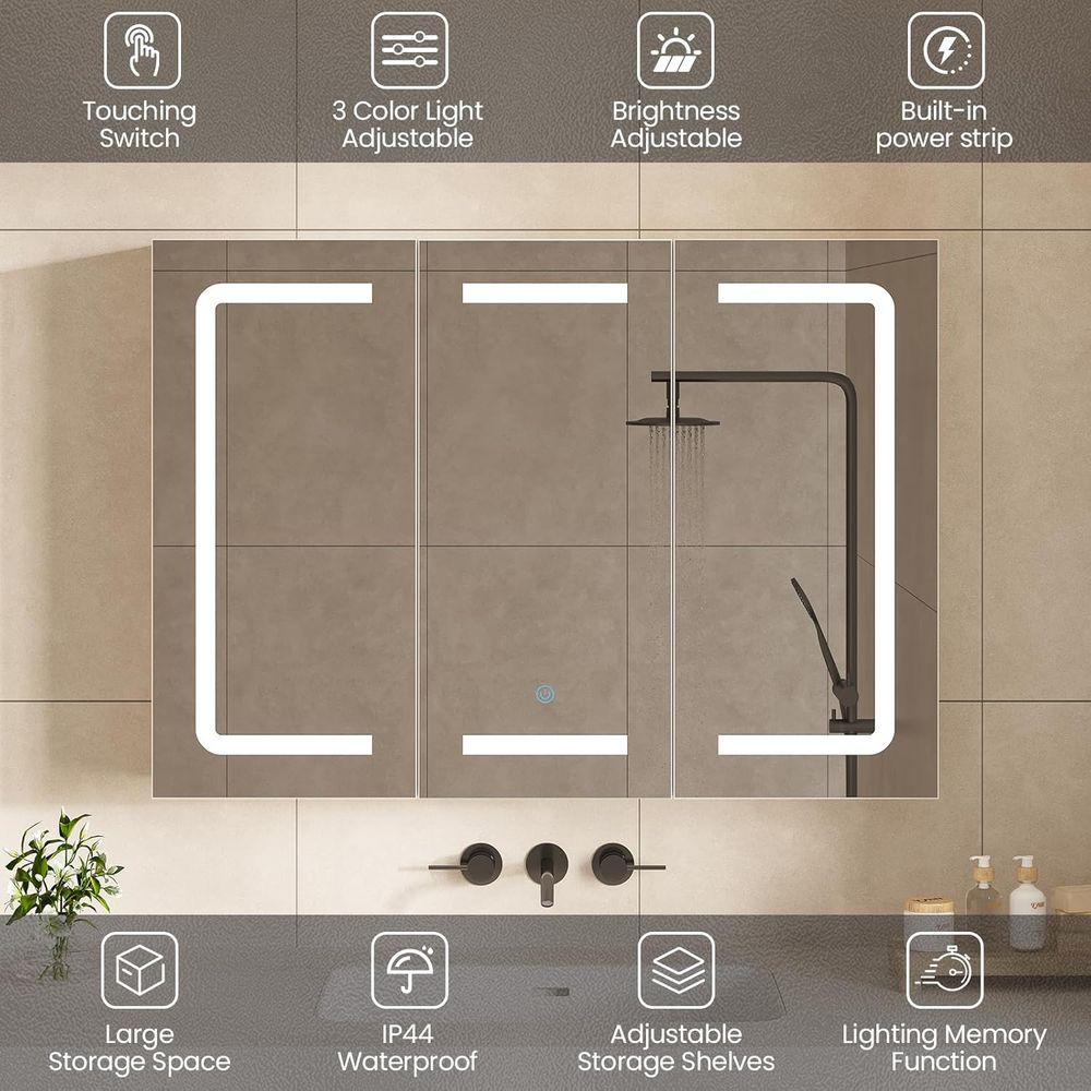 Medicijnkastje met spiegel, ve - Home Bathroom Furniture recensie en prijs