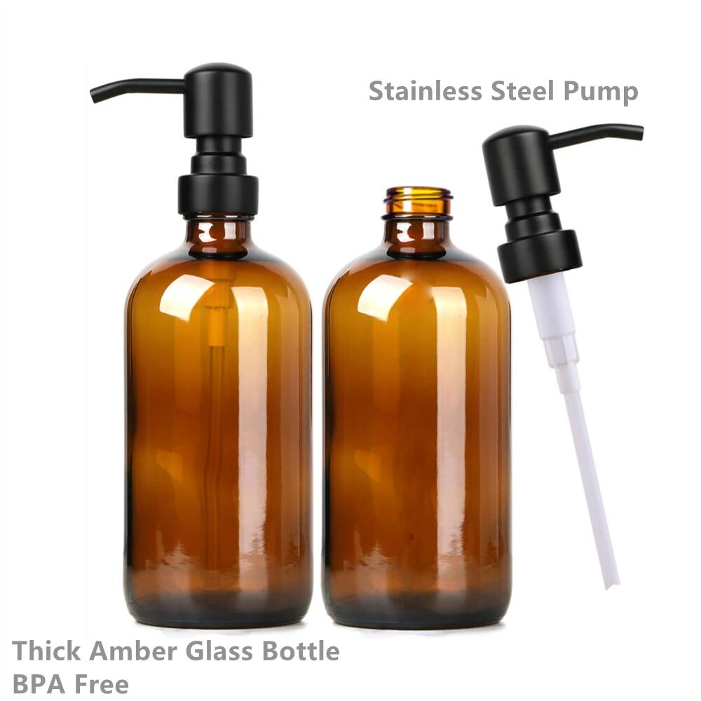Amberkleurige glazen zeepdispe - Glass Soap Dish recensie en prijs