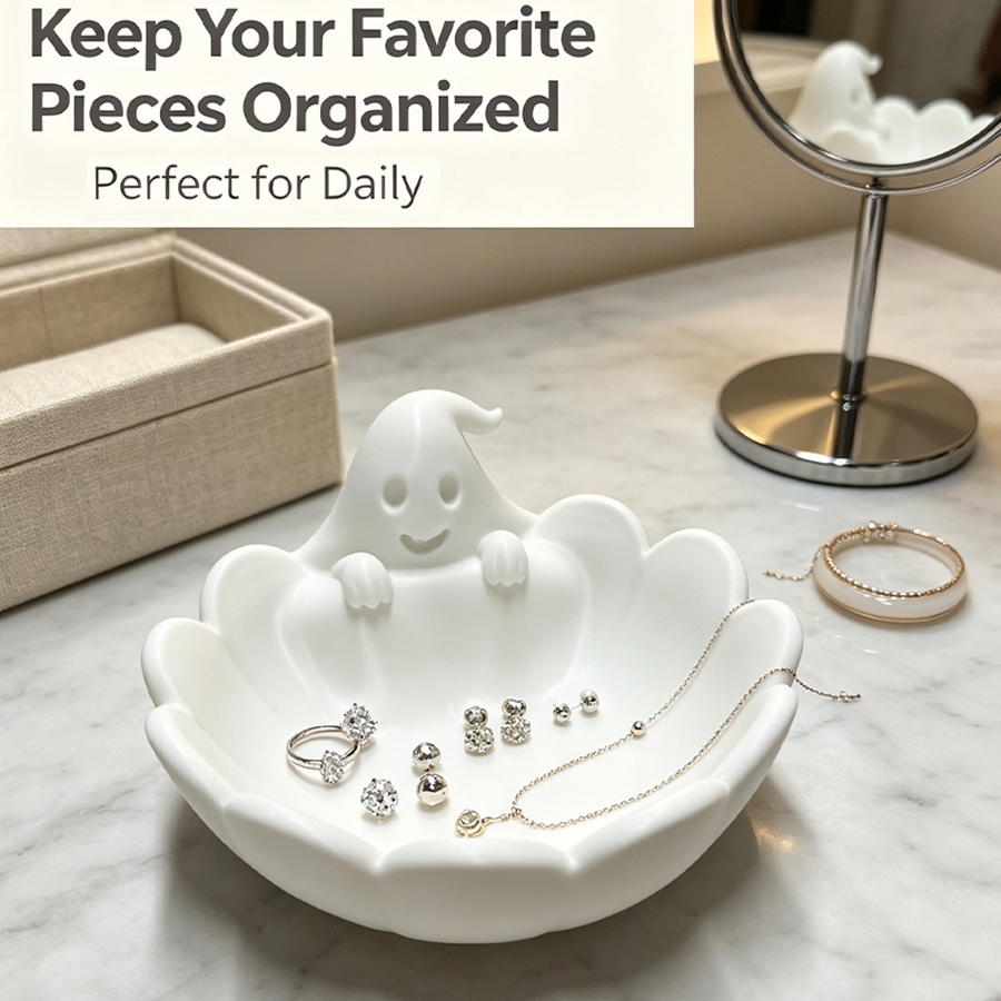 Matwitte 3D schattige spookvor - Home Essentials Bathroom Storage recensie en prijs