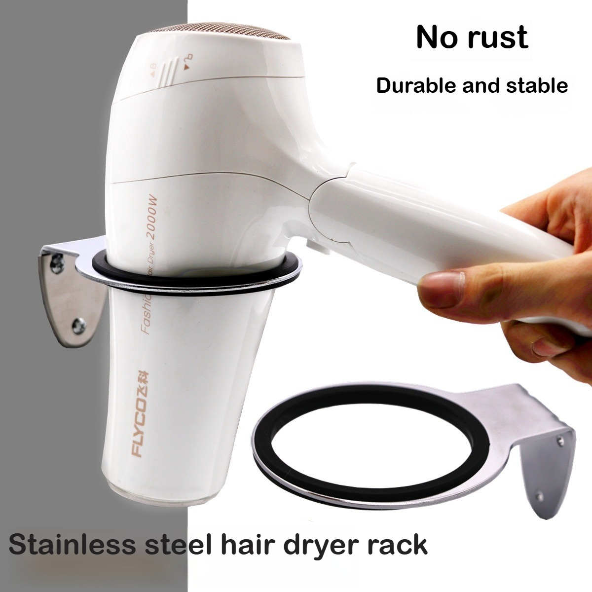 Wandmontage Föhn Houder Rack H - Home One Bathroom Accessories recensie en prijs